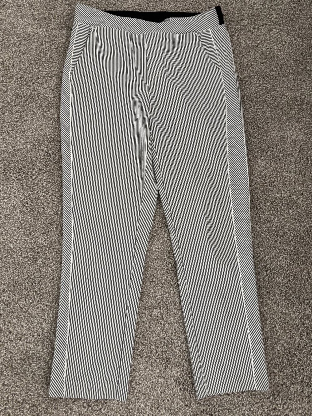 NWOT - Tribal Slacks in a Light Black and White Pinstripe